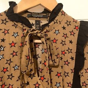 Star Print Ruffle Dress from Scotch & Soda